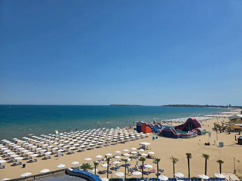 Letovanje Bugarska Suncev Breg Pogled na plažu Letovanje Bugarska Suncev Breg Pogled na plažu