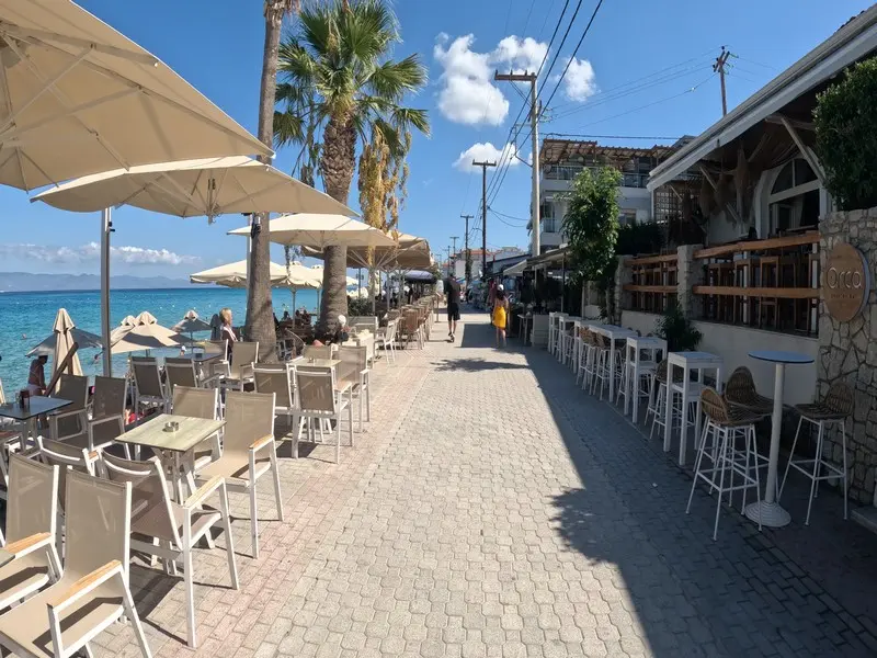 Letovanje Grčka Pefkohori Šetalište Letovanje Grčka Pefkohori Šetalište