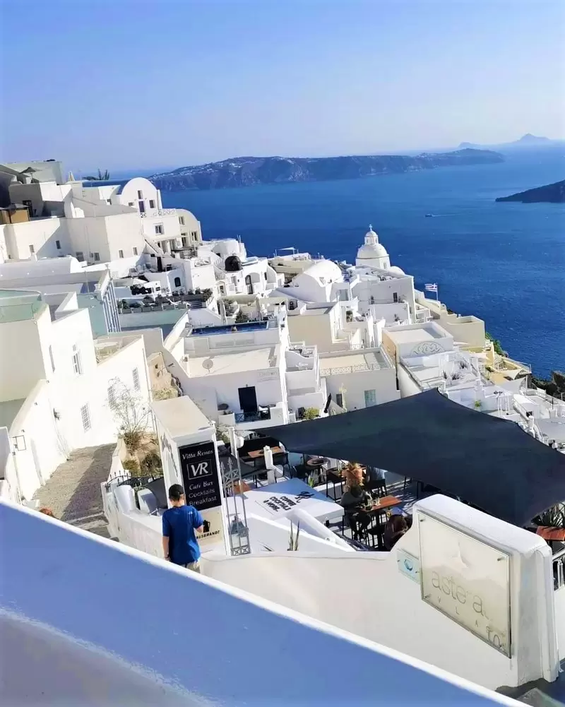 Letovanje Grčka Santorini Pogled