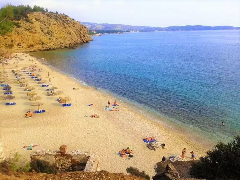 Letovanje Grčka Tasos Plaža