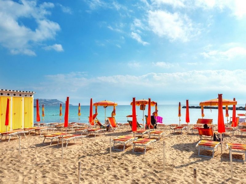 Letovanje Italija Sanremo Plaža Letovanje Italija Sanremo Plaža